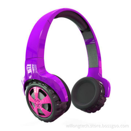 360 Degree Rotation Ear Housing Headphone with Protein PU Leather